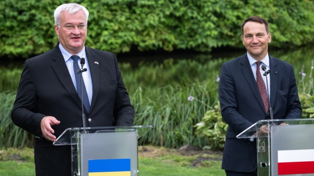 Szef MSZ Ukrainy w Chobielinie: Tylko dzięki jedności i sile jesteśmy w stanie powstrzymać Rosję