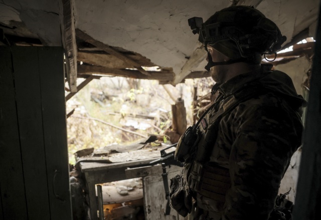 Pojazd-robot wywiózł rannego żołnierza z rosyjskiej strony frontu. Pokonał 60 km