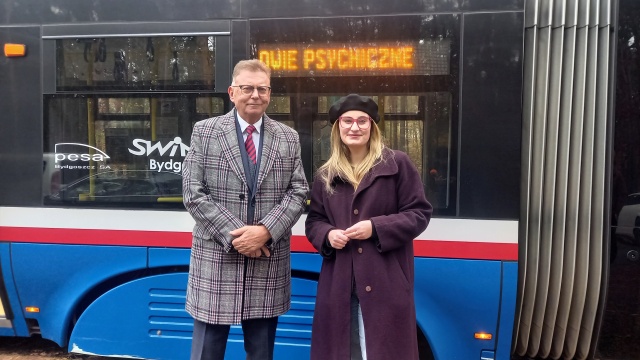 Życie na właściwych torach. Tramwaj Zdrowia Psychicznego jeździł w środę po Bydgoszczy [wideo, zdjęcia]