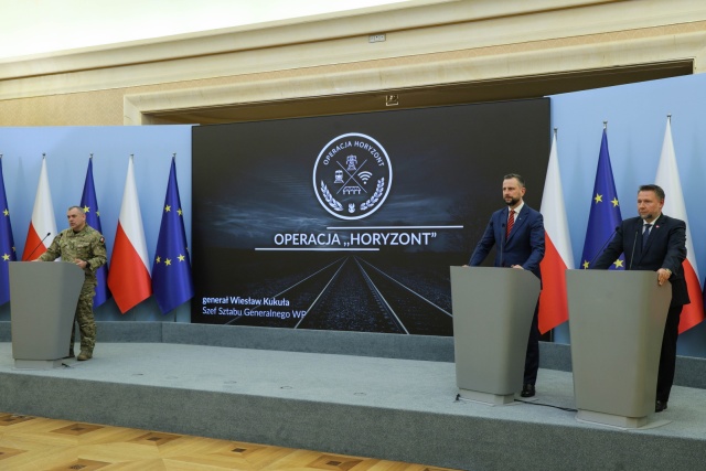 Po aktach dywersji na kolei: zarzuty dla dwóch osób i ogłoszenie akcji Horyzont