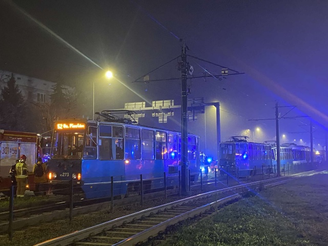 W Krakowie zderzyły się tramwaje. Ponad 30 osób poszkodowanych, jedna ciężko ranna