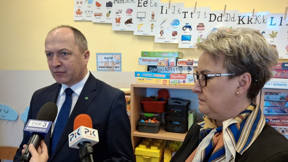 Wiceminister Henryk Kiepura i posłanka Agnieszka Kłopotek/fot. Marcin Doliński