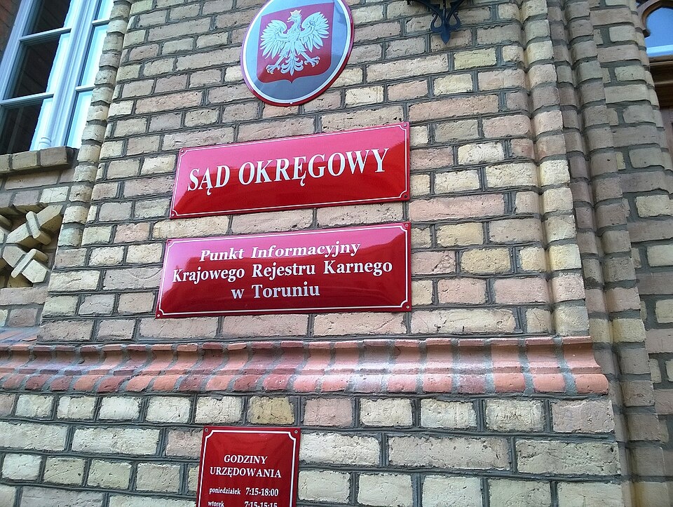 Sąd Okręgowy w Toruniu/fot. Mateuszgdynia/Wikipedia