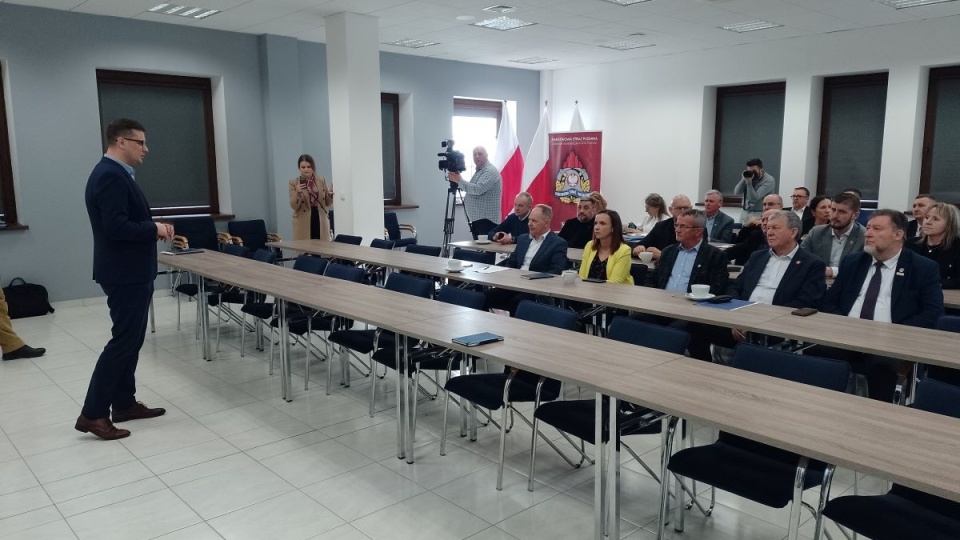 Szkolenie z zakresu ochrony ludności i obrony cywilnej dla wójtów i burmistrzów w Łubiance/fot. Michał Zaręba