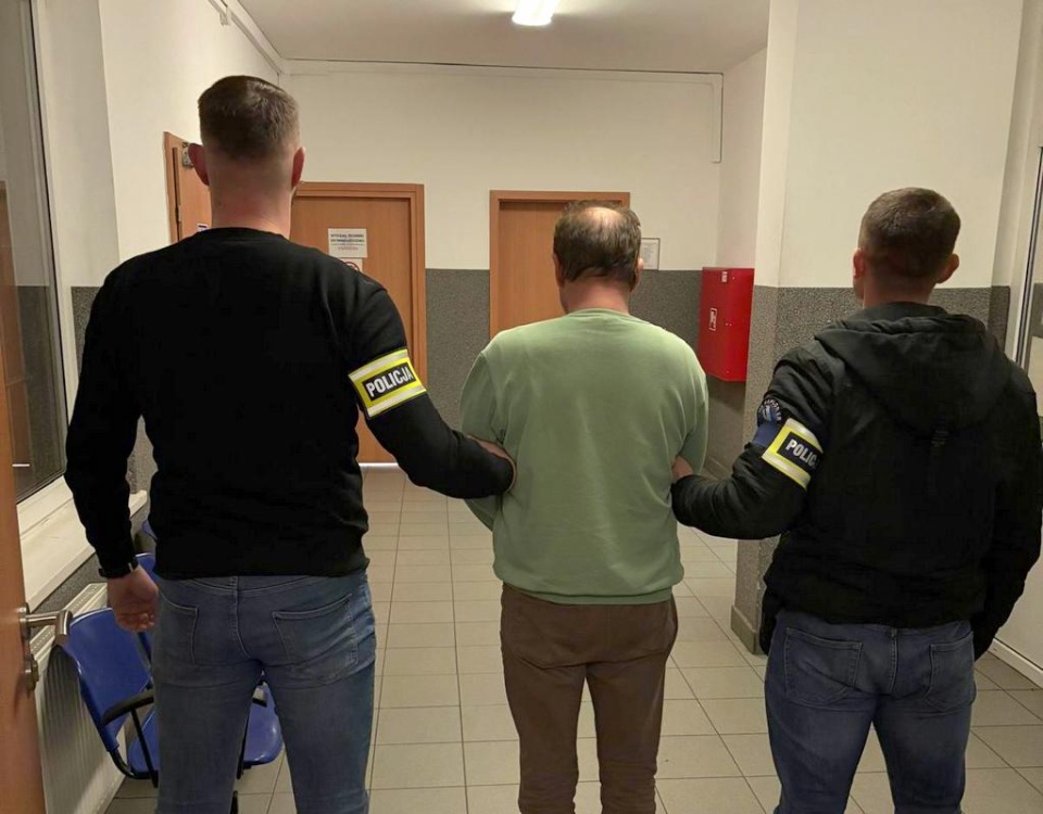 Prokurator zdecydował o zastosowaniu wobec mężczyzny policyjnego dozoru/fot. KMP w Bydgoszczy