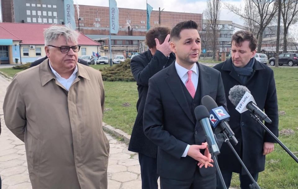 Konferencja polityków PiS przed Janikosodą. / Fot. Marcin Glapiak