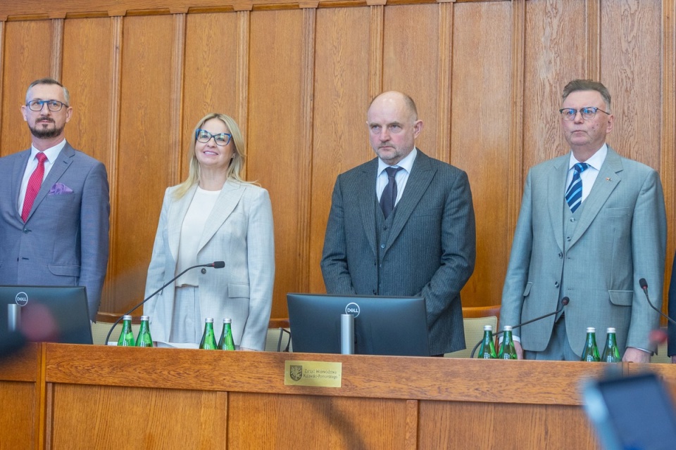 Kadr z poniedziałkowej sesji Sejmiku Województwa Kujawsko-Pomorskiego/fot. Mikołaj Kuras dla UMWKP