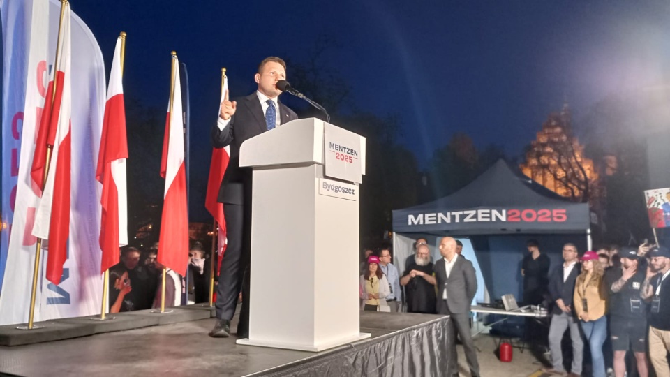 Sławomir Mentzen w Bydgoszczy/fot. Wiktor Sobociński
