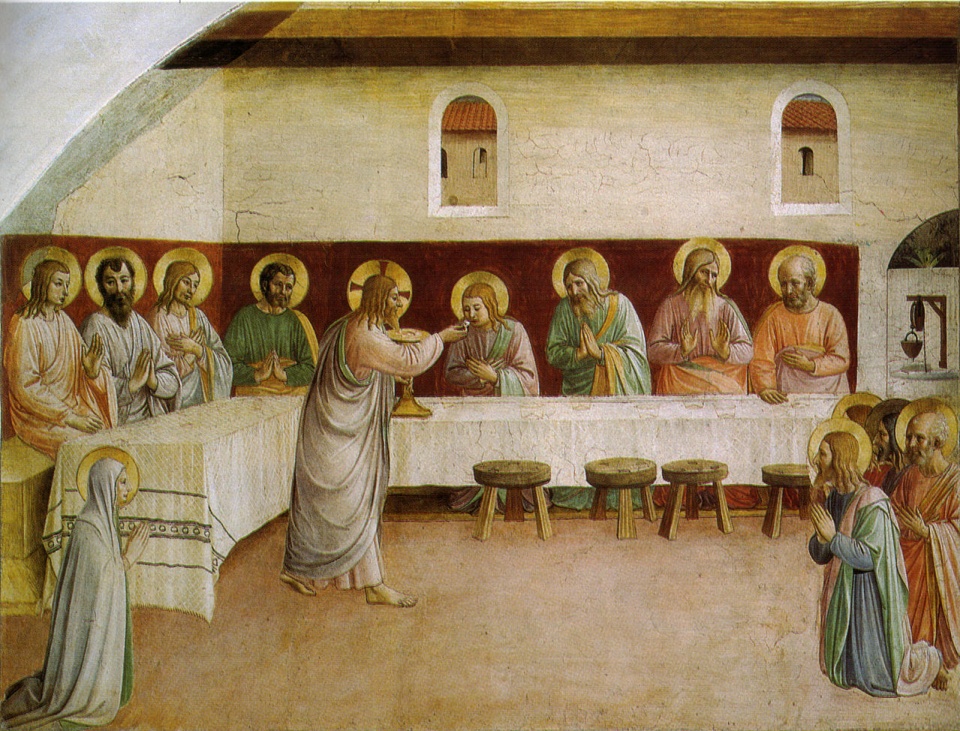 Ostatnia Wieczerza, Fra Angelico, domena publiczna (Wikipedia)