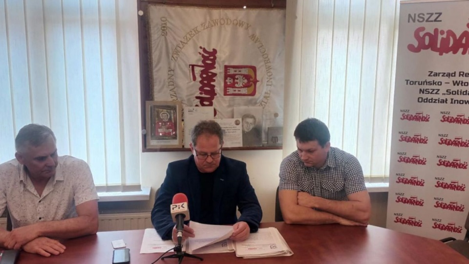 Konferencja Związku NSZZ „Solidarność", działającego przy Inowrocławskich Kopalniach Solino/fot. Marcin Glapiak