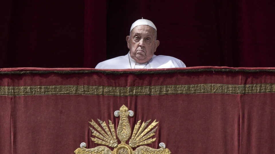 Papież Franciszek apelował do wiernych o nadzieję i pokój/fot: EPA, Angelo Carconi