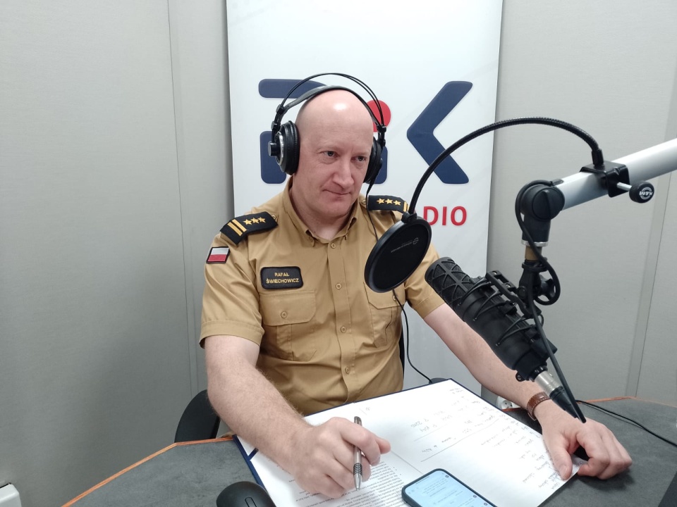 St. brygadier Rafał Świechowicz, kujawsko-pomorski komendant wojewódzki Państwowej Strażacy Pożarnej/fot. Michał Zaręba 