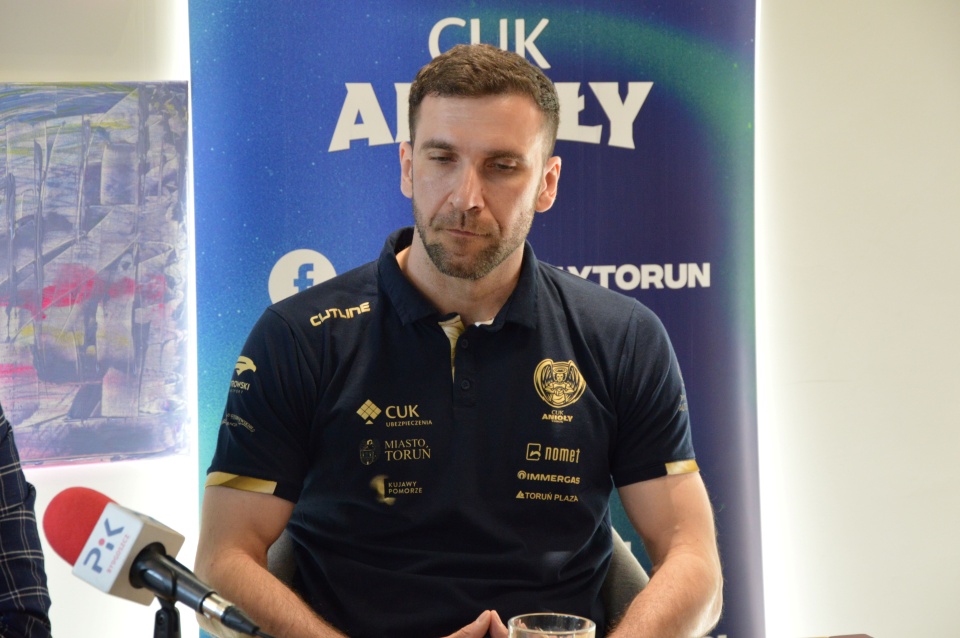 Trener Marcin Kryś (Anioły Toruń)/fot. Patryk Głowacki