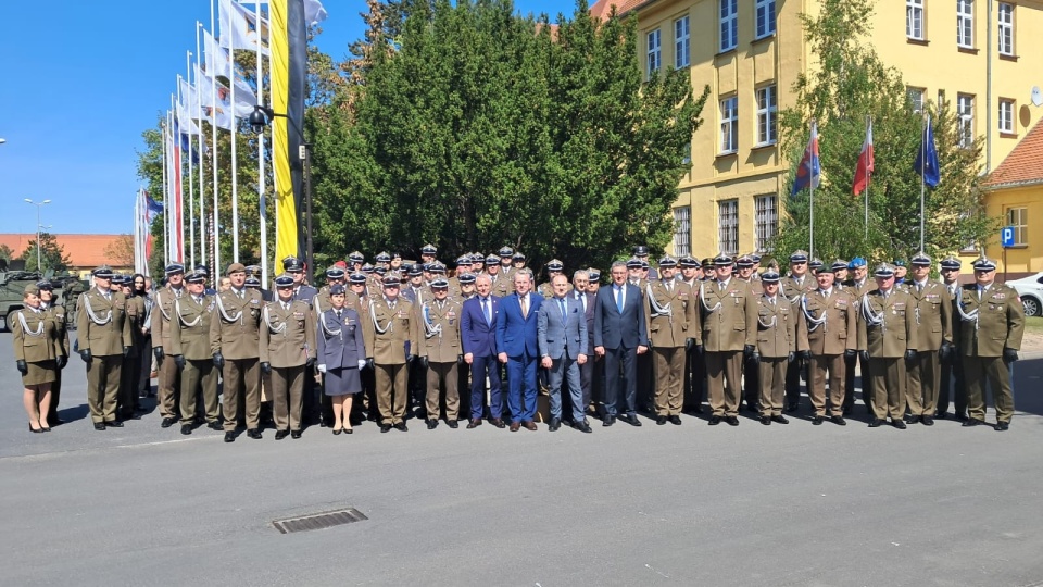 1. Pomorska Brygada Logistyczna w Bydgoszczy ma nowego dowódcę. Został nim pułkownik Krzysztof Klin/fot. Damian Klich