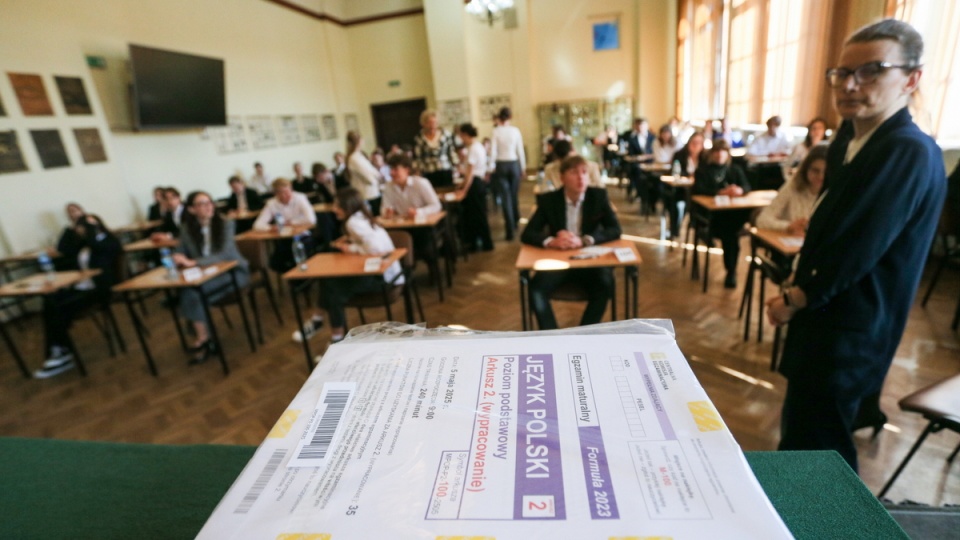 Matura z języka polskiego/fot. Lech Muszyński, PAP