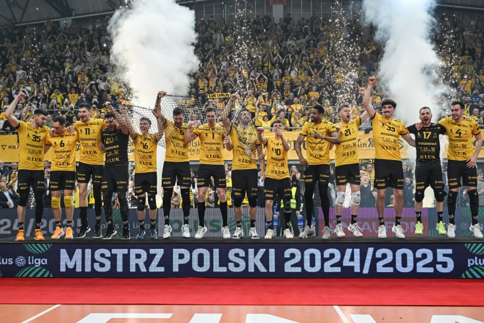 LUK Lublin sięgnął po mistrzostwo Polski/fot. PAP/Wojtek Jargiło