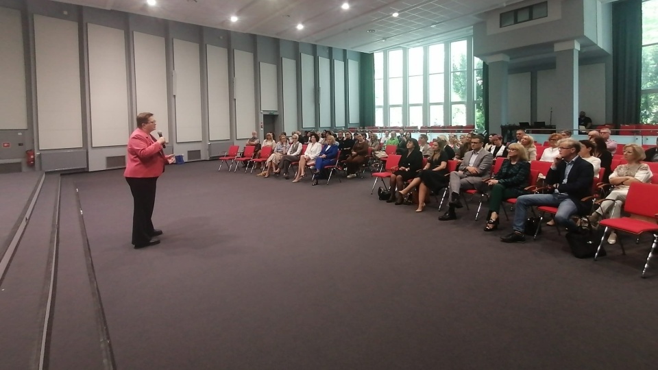Wiceminister Katarzyna Lubnauer w urzędzie wojewódzkim w Bydgoszczy/fot. Monika Siwak