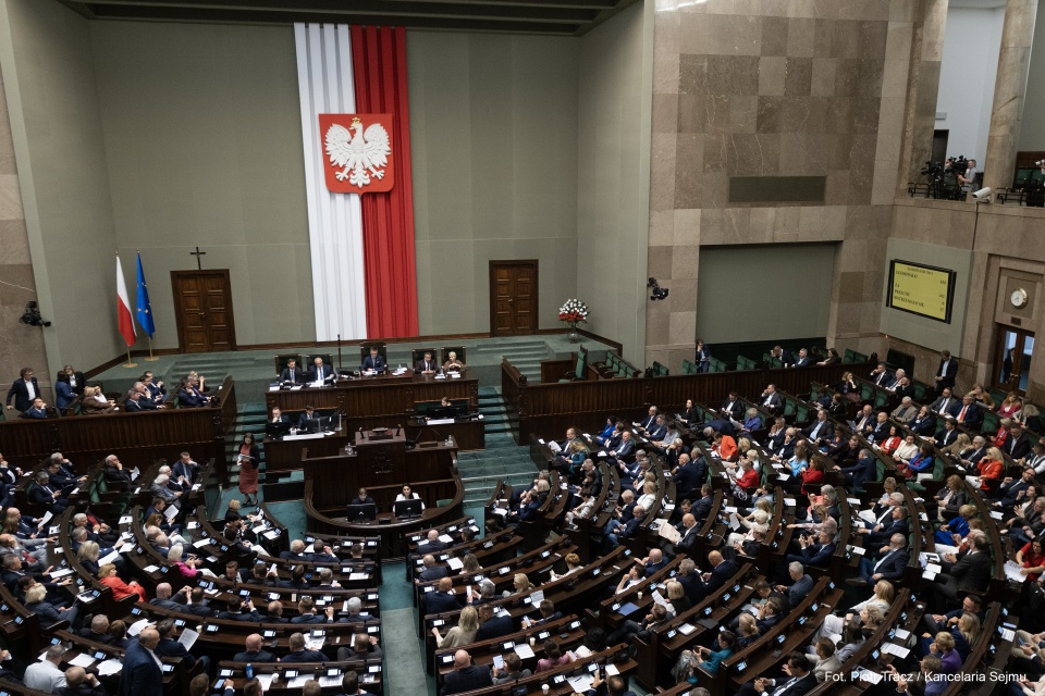 Sejm w środę zajmie się głosowaniem nad wotum zaufania dla rządu Koalicji 15 października/fot: Piotr Tracz, Kancelaria Sejmu, sejm.gov.pl