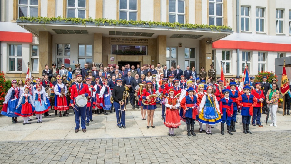 Oficjalne uroczystości z okazji Święta Województwa, Toruń, 9 czerwca 2025 r., /fot. Andrzej Goiński/UMWKP