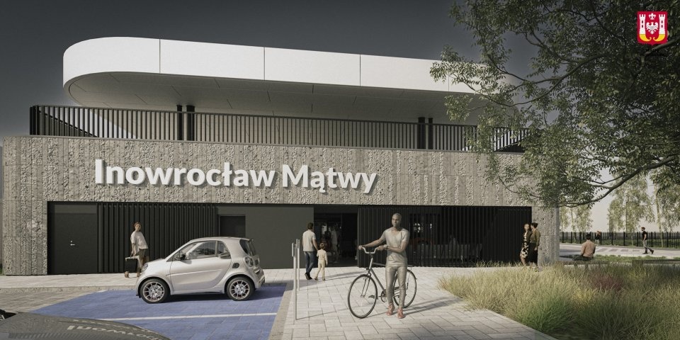 Niebawem ma ruszyć przebudowa pętli autobusowej w Mątwach/wizualizacja: UM Inowrocław
