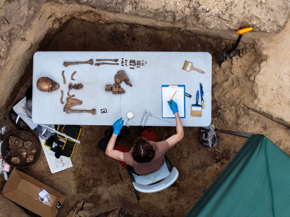 Wykopaliska archeologiczne w Borównie/fot. Instytut Pamięci Narodowej Oddział w Gdańsku/Facebook