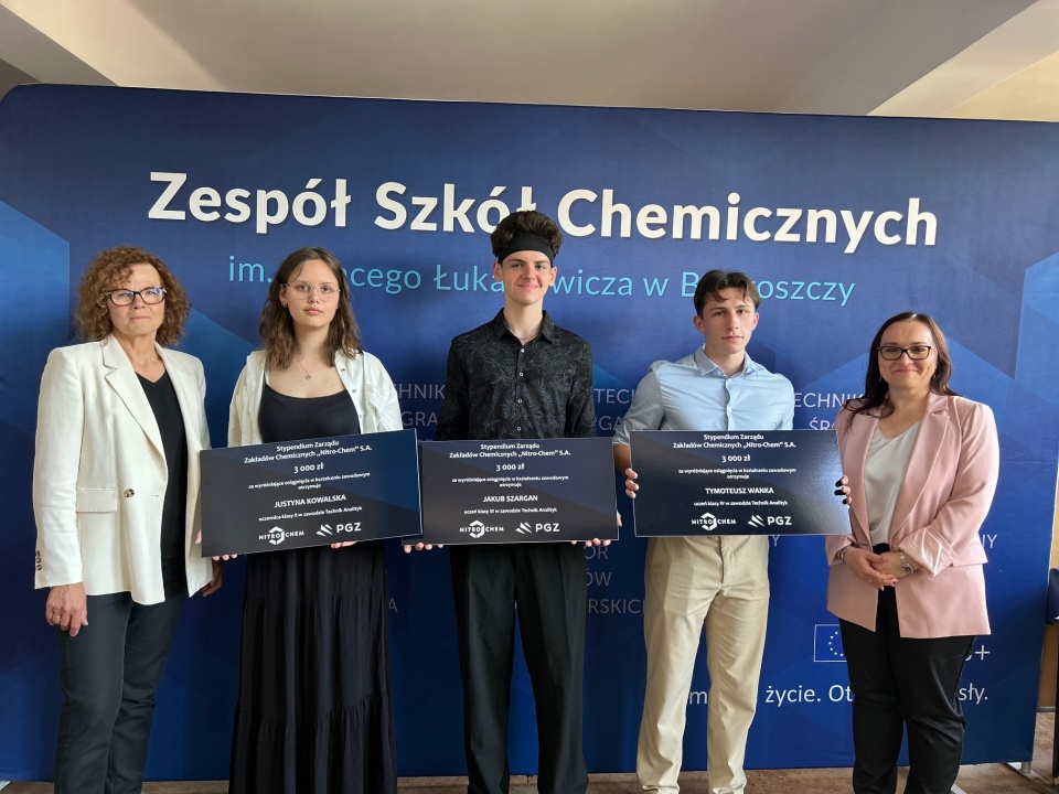Nitro-Chem wręczył najlepszym uczniom stypendia o wysokości trzech tysięcy złotych/fot: Nitro-Chem S.A.