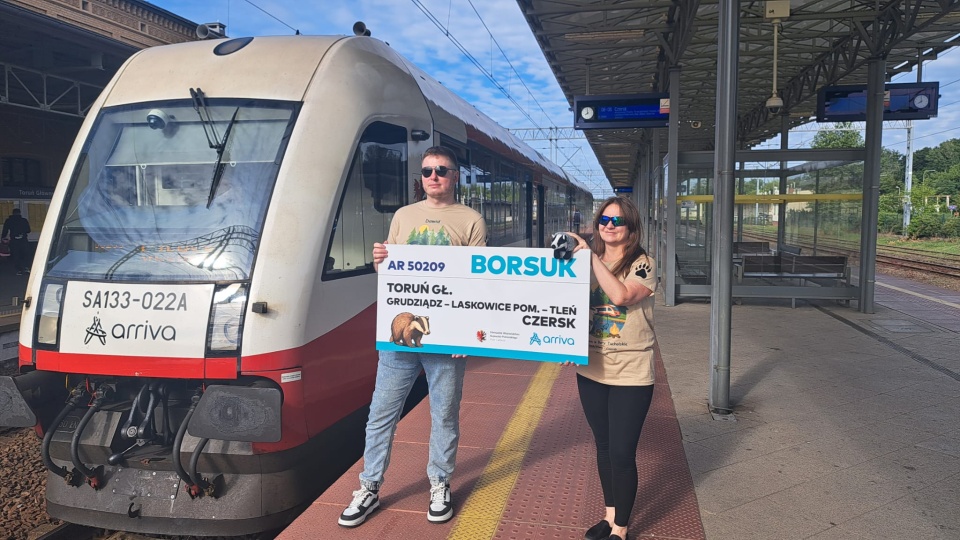 Nowością letniego rozkładu jazdy jest pociąg „Borsuk"/fot. Robert Duliński