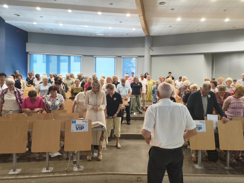 Konferencja w WSB Merito/fot. TKKF Toruń, Facebook
