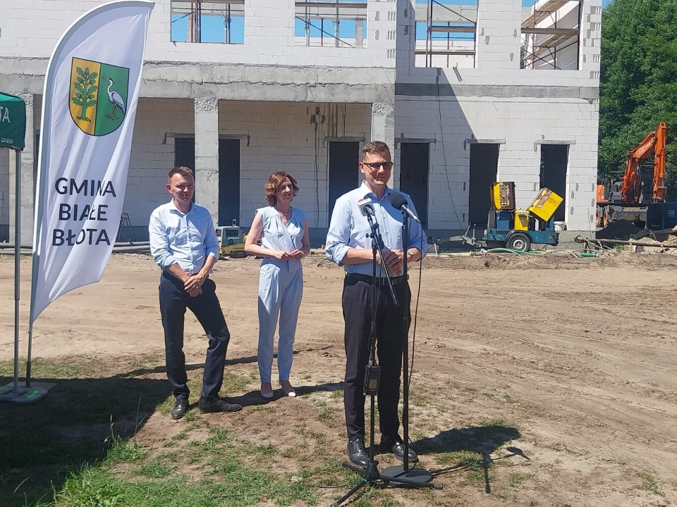 W Cielu trwa już budowa nowej placówki. / Fot. Jolanta Fischer