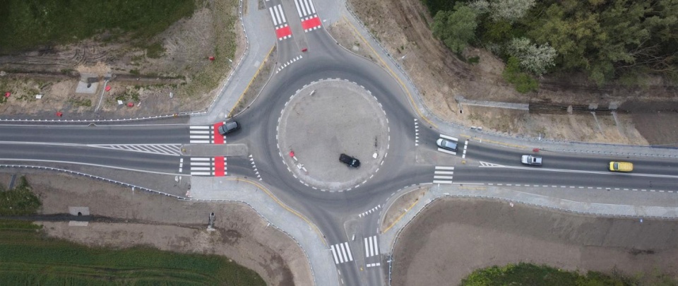 Budowa ronda w Mokrem ma zakończyć się w październiku/fot: GDDKiA w Bydgoszczy