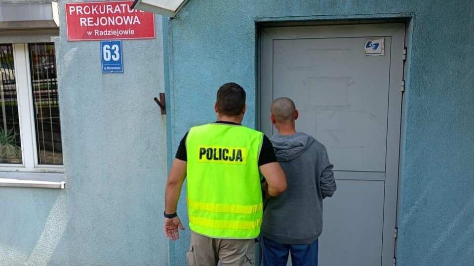 Złodziejowi grozi nawet 10 lat więzienia/fot: KPP w Radziejowie