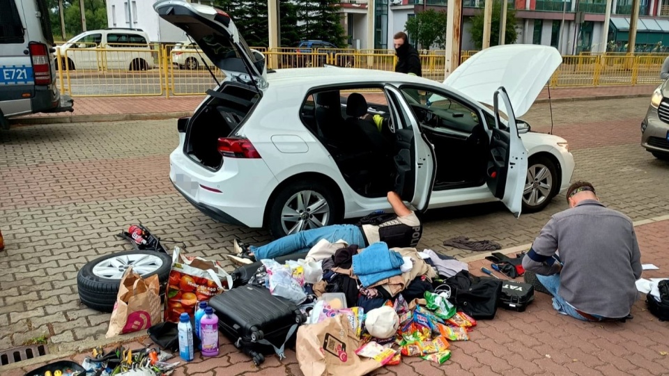Policja zatrzymała dwóch mężczyzn na granicy polsko-niemieckiej/fot: KPP w Sępólnie Krajeńskim