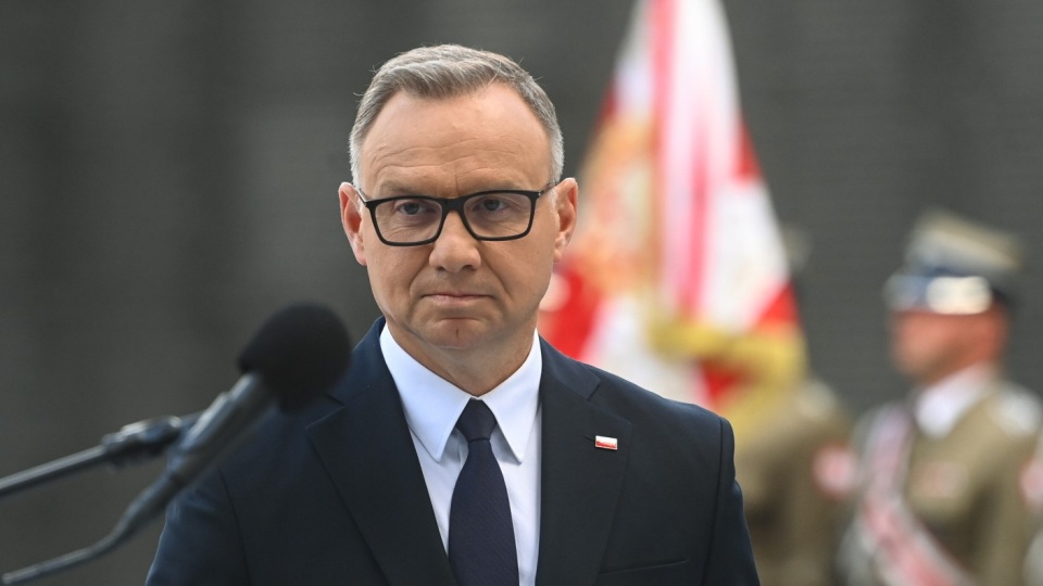 Prezydent Andrzej Duda wziął udział spotkaniu z powstańcami przy stołecznym Muzeum Powstania Warszawskiego/fot: PAP, Piotr Nowak