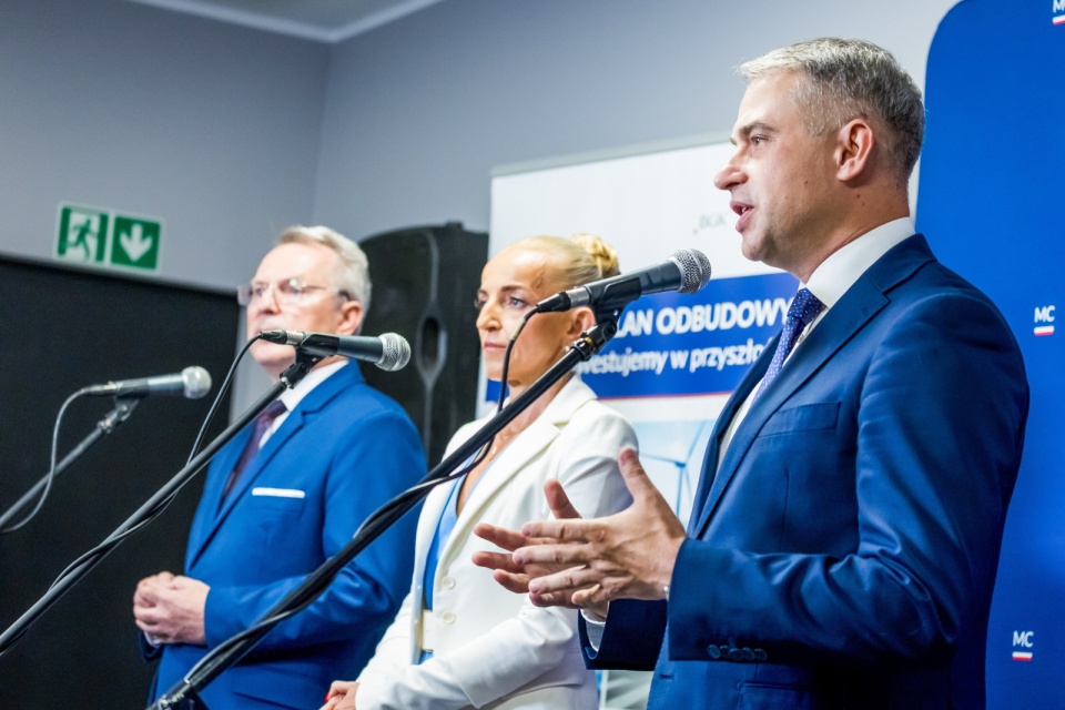 Konferencja ministra cyfryzacji, Krzysztofa Gawkowskiego, w Bydgoszczy/fot. Tytus Żmiejwski/PAP