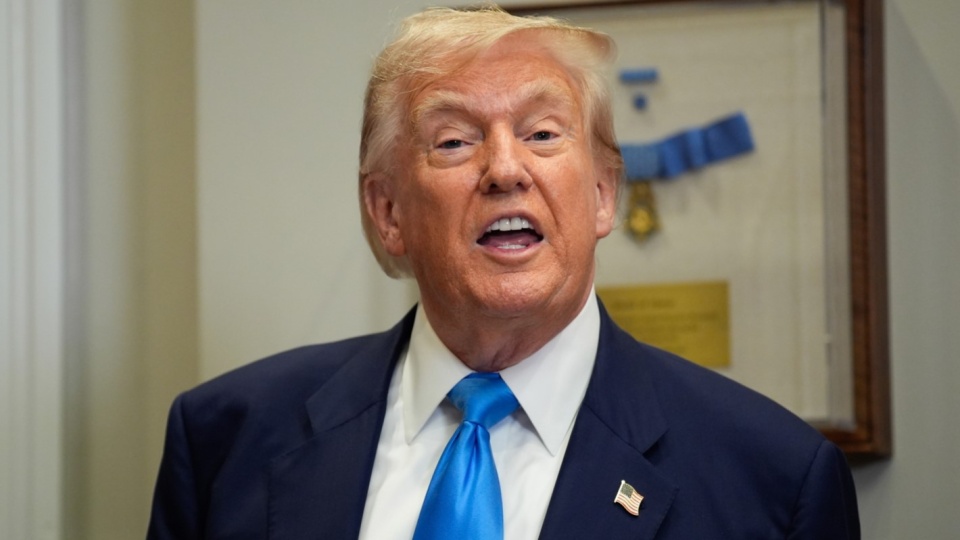 Prezydent USA Donald Trump wydał rozkaz rozmieszczenia dwóch okrętów podwodnych o napędzie nuklearnym/fot: EPA, Yuri Gripas