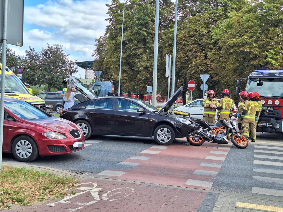 Wypadek przy ul. Ogińskiego w Bydgoszczy/fot. Heron15 Pomoc Drogowa Bydgoszcz 24h Andruszczenko Krystian 501337500, Facebook