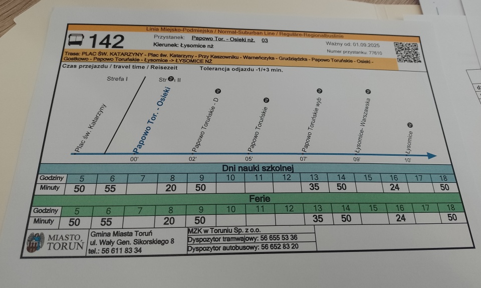 Toruń i gmina Łysomice będą połączone autobusem podmiejskim/fot. Michał Zaręba