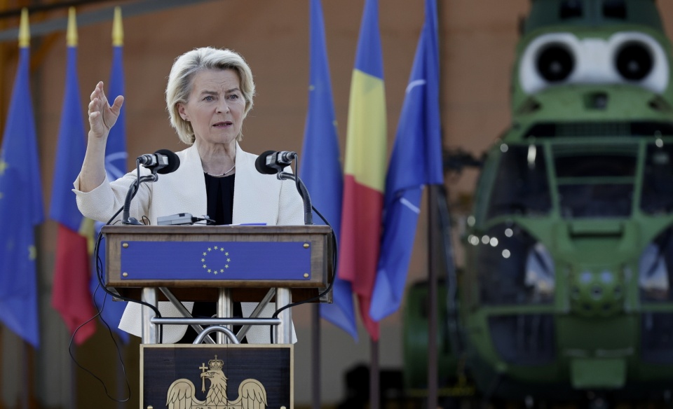 Ursula van der Leyen/fot. PAP/EPA/ROBERT GHEMENT