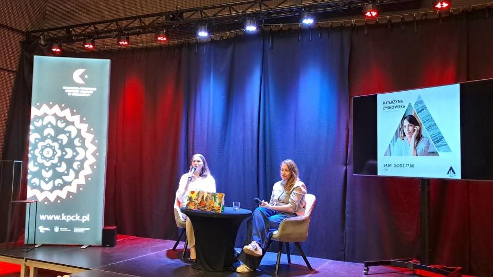 Spotkanie autorskie z Katarzyną Zyskowską w bydgoskim KPCK-u/fot. Magdalena Gill
