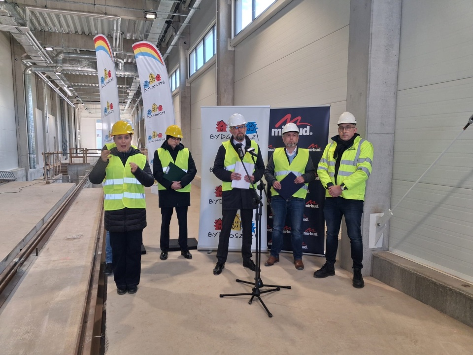 Nowa zajezdnia tramwajowa w Bydgoszczy jest ukończona już w 70 procentach/fot. Damian Klich