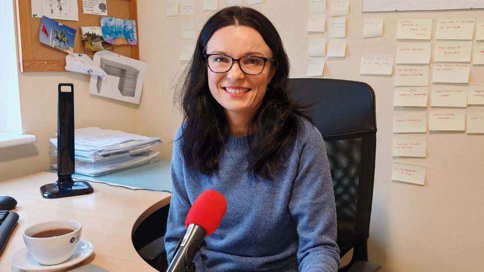 Gościem „Rozmowy Dnia” była prof. Maria Wincławska, politolożka z Uniwersytetu Mikołaja Kopernika w Toruniu/fot.: Zdzisław Nawrat