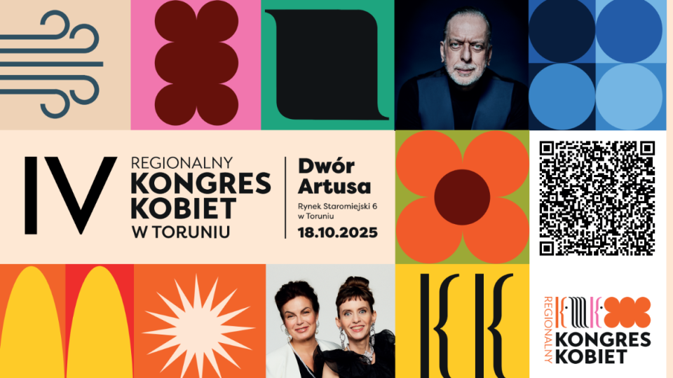 „Cztery żywioły" to hasło tegorocznego Regionalnego Kongresu Kobiet w Toruniu. Wydarzenie odbędzie się w sobotę, w Dworze Artusa/fot. torun.pl