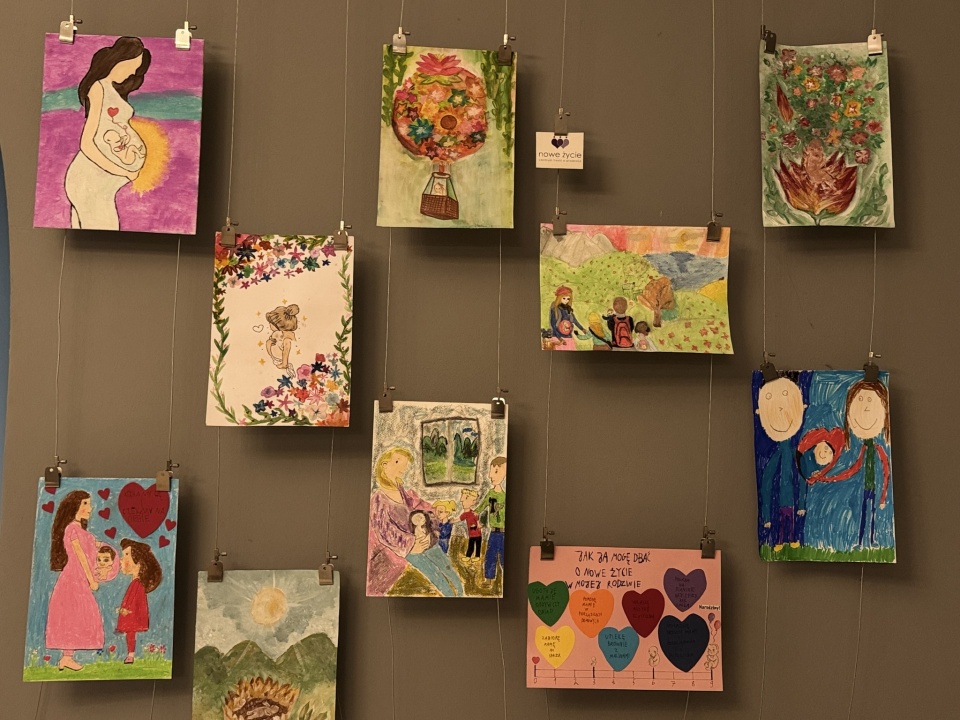 Prace dzieci nadesłane na konkurs „Nowe życie"/fot. Carine Stranz