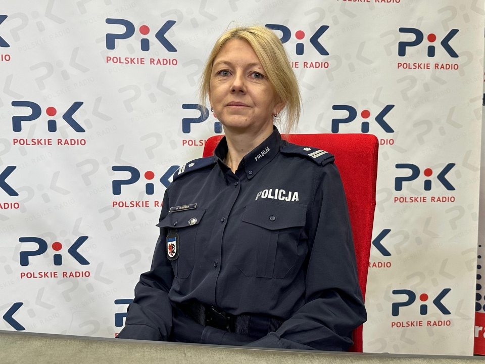 Monika Hermann z Wydziału Prewencji Komendy Wojewódzkiej Policji w Bydgoszczy/fot. Tomasz Kaźmierski