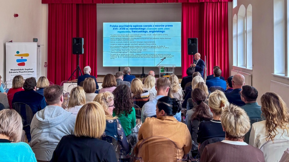 W Wojewódzkim Szpitalu Zdrowia Psychicznego w Świeciu zorganizowano konferencję o zdrowiu psychicznym/fot.: Marcin Doliński