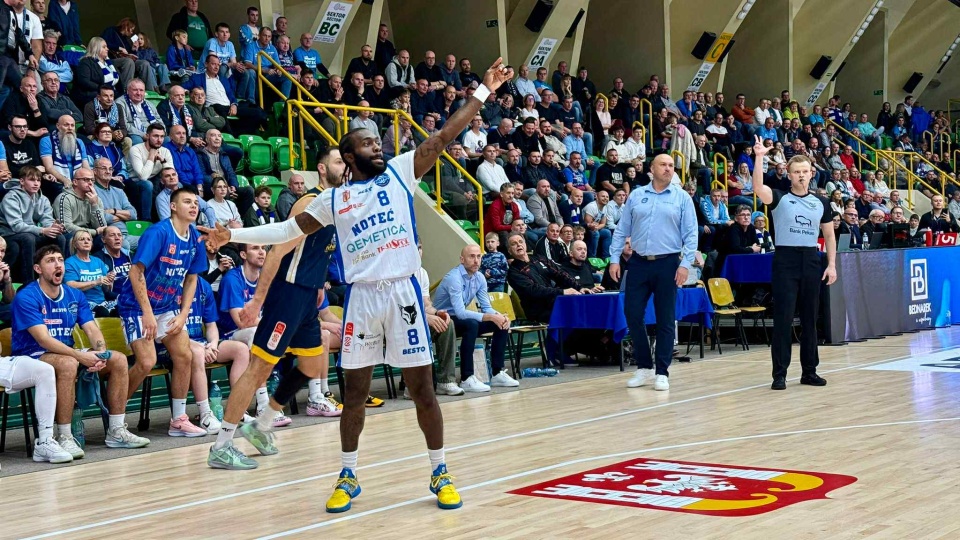 Noteć musiała bardzo się postarać, by wygrać spotkanie/fot. Izabela Langner