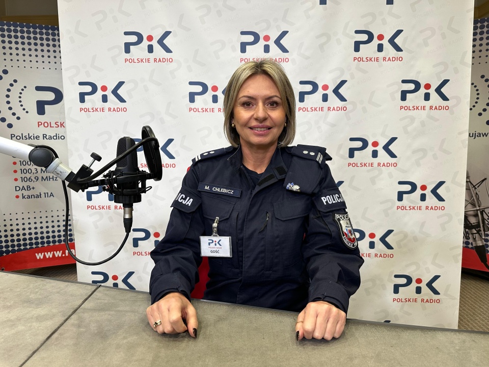 Mł. insp. Monika Chlebicz, rzecznik prasowy Komendanta Wojewódzkiego Policji w Bydgoszczy/fot. Tomasz Kaźmierski