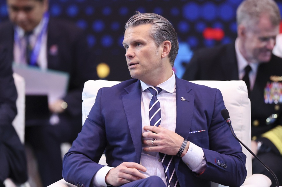 Sekretarz obrony USA - Pete Hegseth. / Fot. PAP