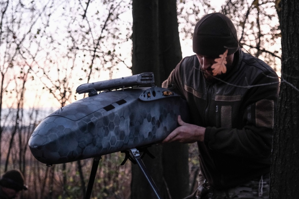 Ukraina znów musiała odpierać powietrzny atak Rosji/fot. PAP/EPA/Maria Senovilla