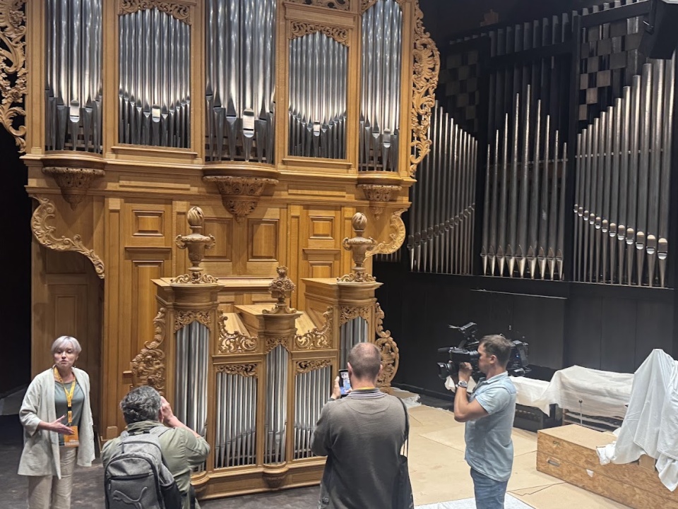 Czwartek to dzień oficjalnej inauguracji sali organowej w kampusie Akademii Muzycznej w Bydgoszczy/fot. Magda Jasińska